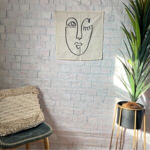 World Market Face Tapestry